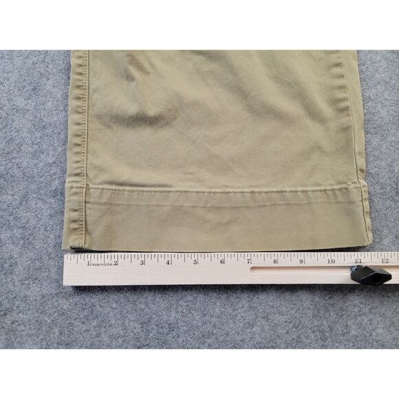 J. Crew Pants Womens 0 Tan Brown Button Close Wide Leg Ankle Flat Front - Picture 10 of 14